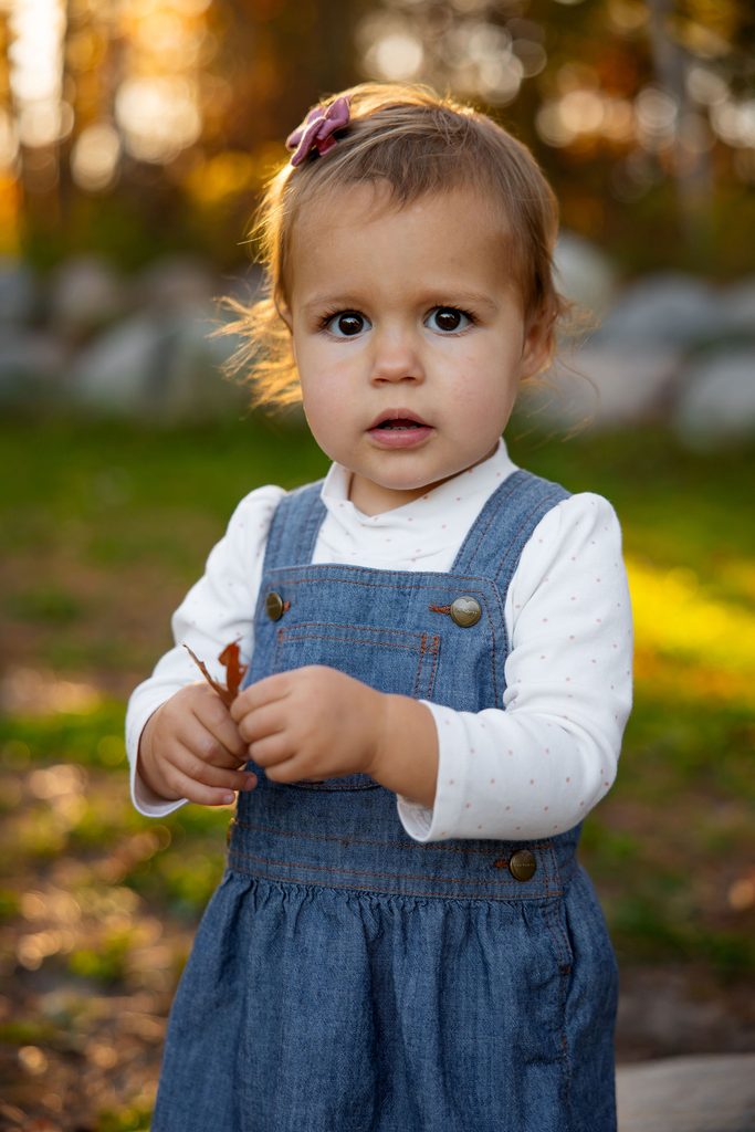 girl smiles at camera