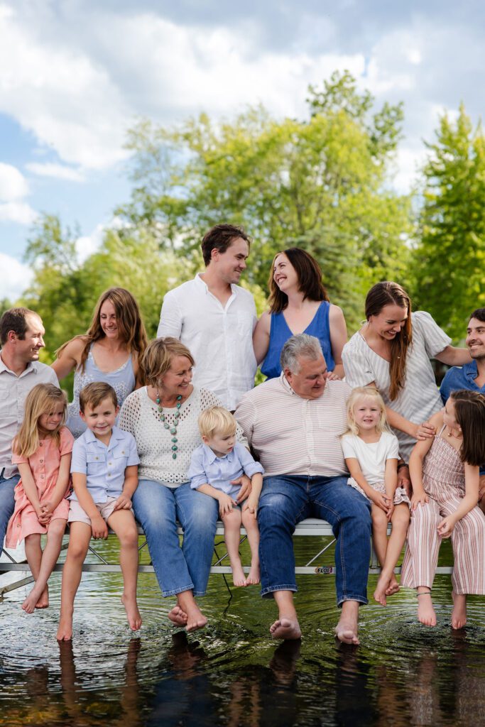 Family admires each other